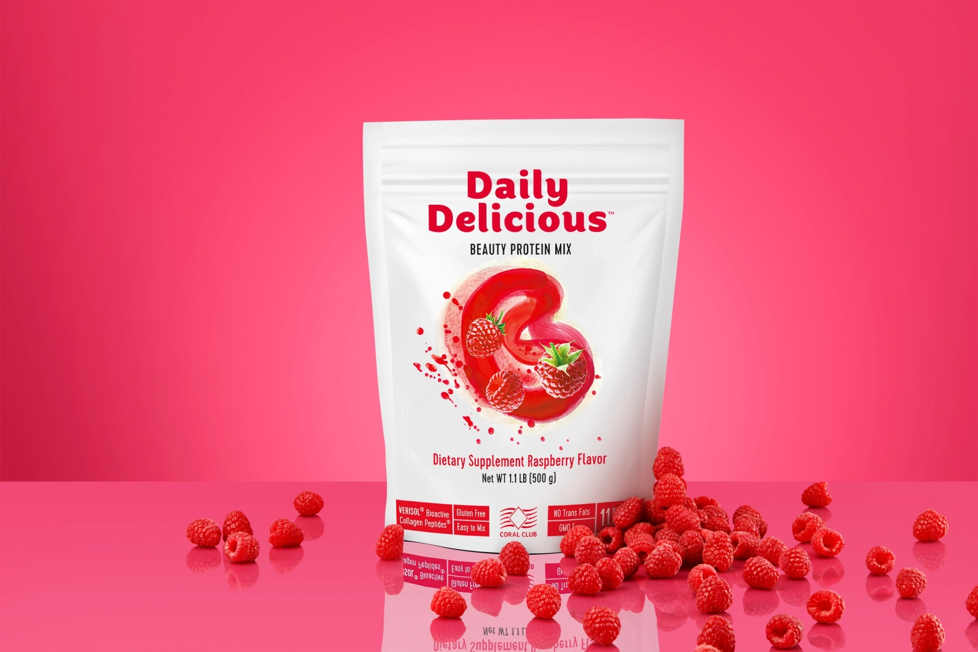 Daily Delicious Beauty Protein Mix Raspberry