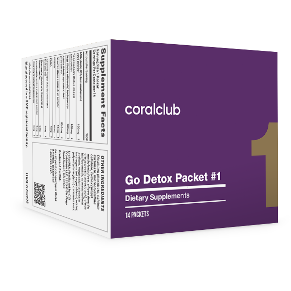 Go Detox Packet 3, 6 Packets - set of products | Coral Club 