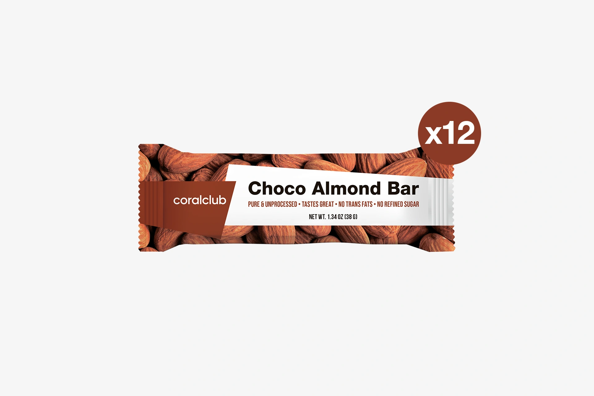 Choco Almond Bar, box of 12