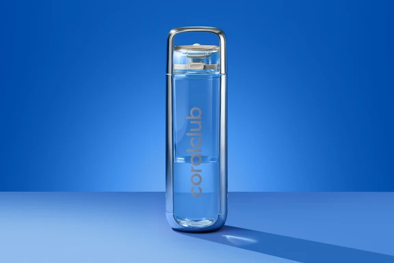 Clear Water glass bottle - 900 ml.  Coral Club - official website. Coral  Club products to maintain a healthy lifestyle