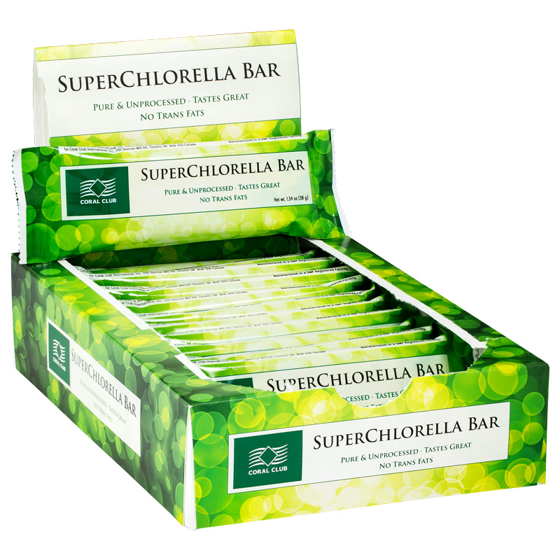 SuperChlorella Bar, box of 12